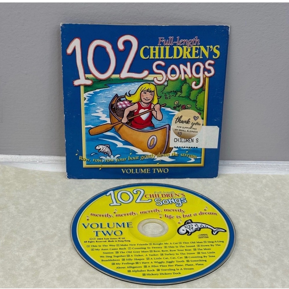 Twin Sisters 102 Childrens Songs Volume 2 CD Full Length 2004 Nursery Rhymes